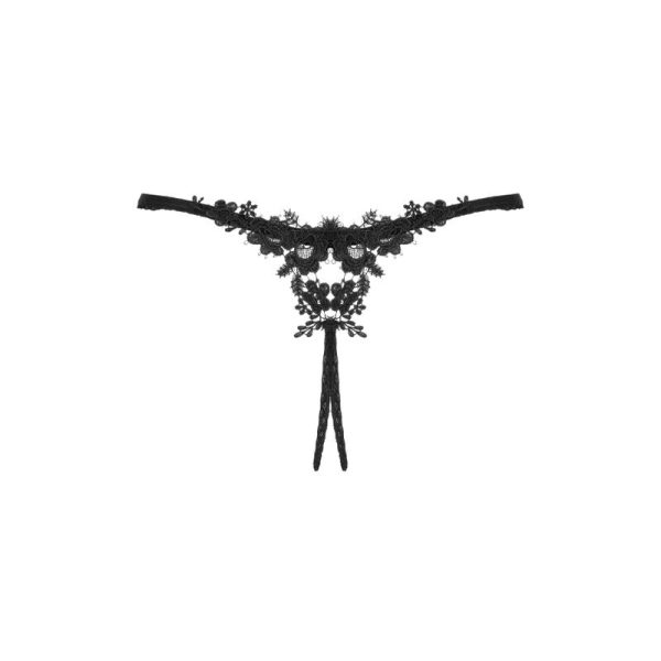 OBSESSIVE - TANGA SEM CROTCHLESS CELIA NOIR - Image 6
