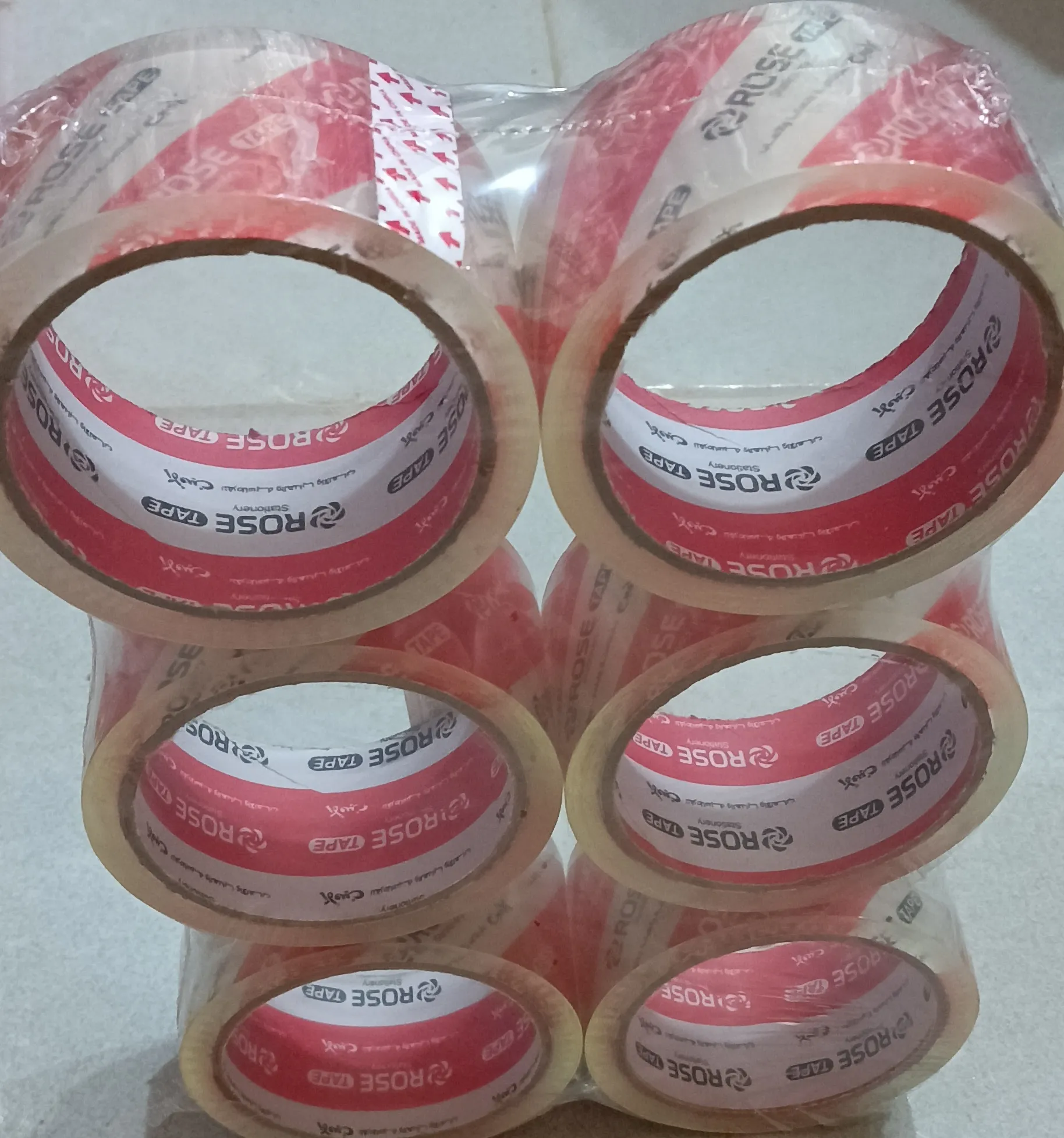 لزيق شفاف 5 سم 50 متر