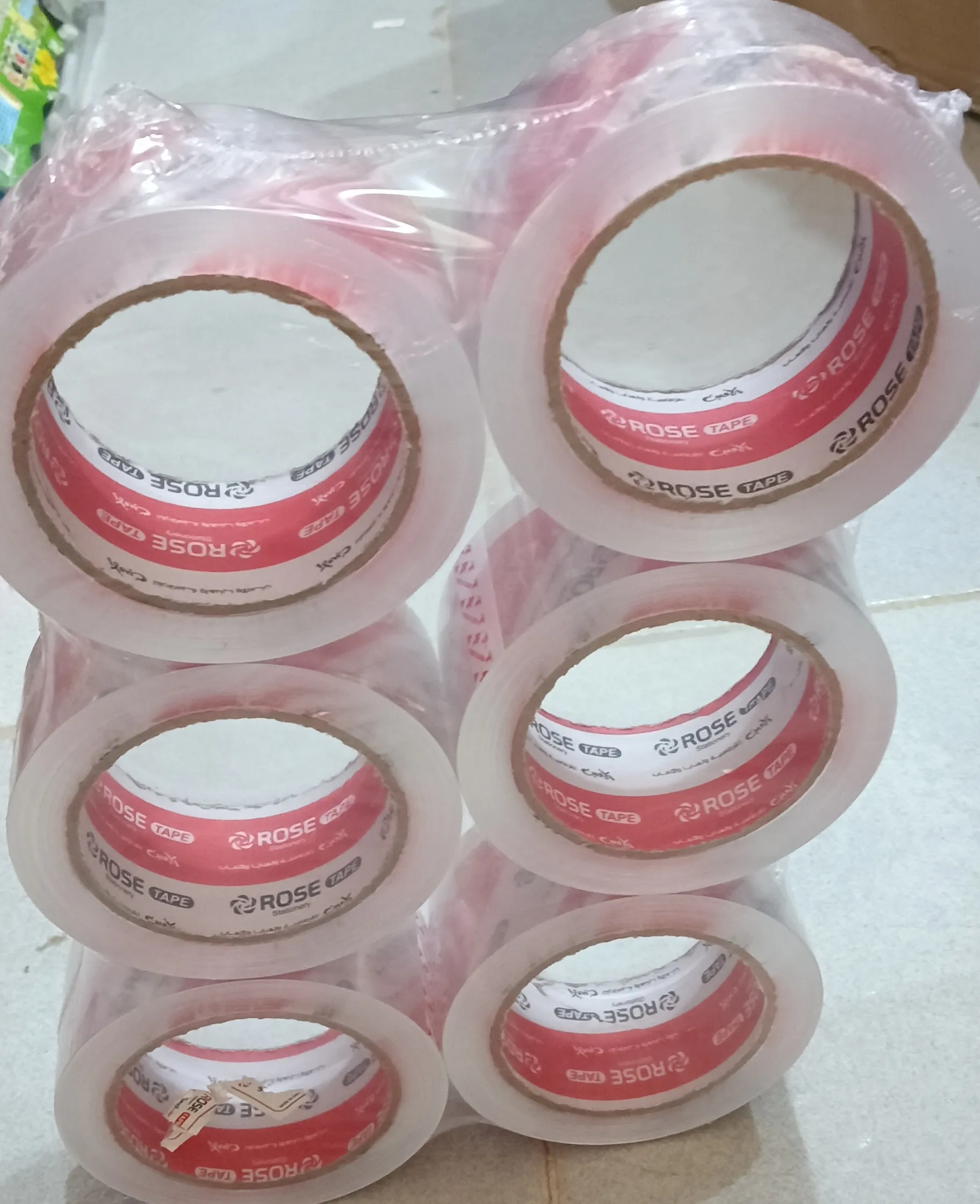 لزيق 5 سم شفاف 100 متر