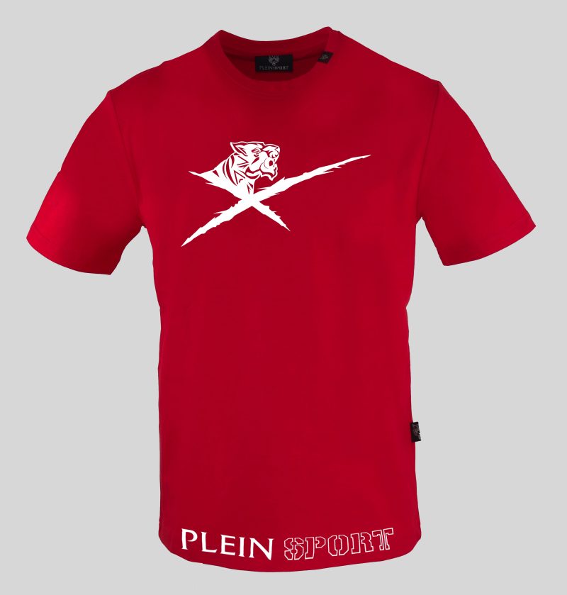 Plein Sport Camiseta TIPS41352_RED