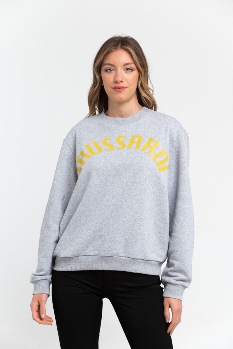 Trussardi Camisolas 36F000321T002191_E510MelangeGreyPrintYellow