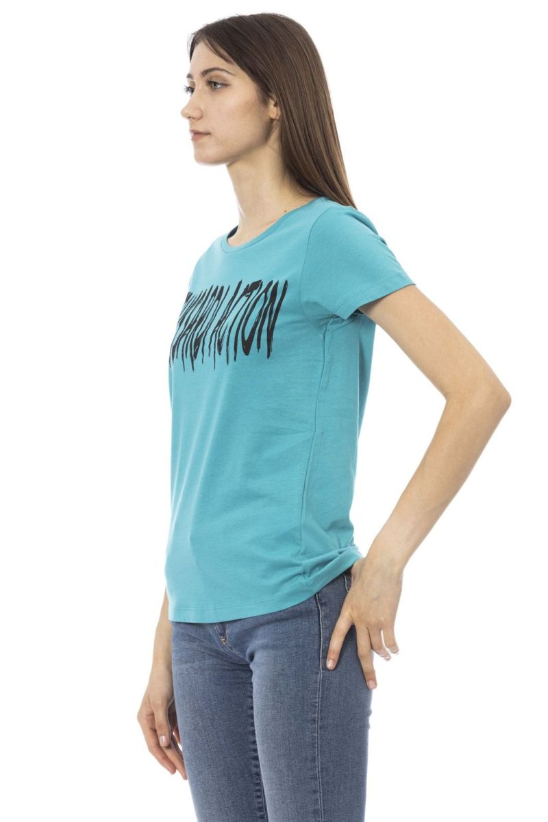 Trussardi Action Camiseta 2BT01_72Turquoise - Image 2