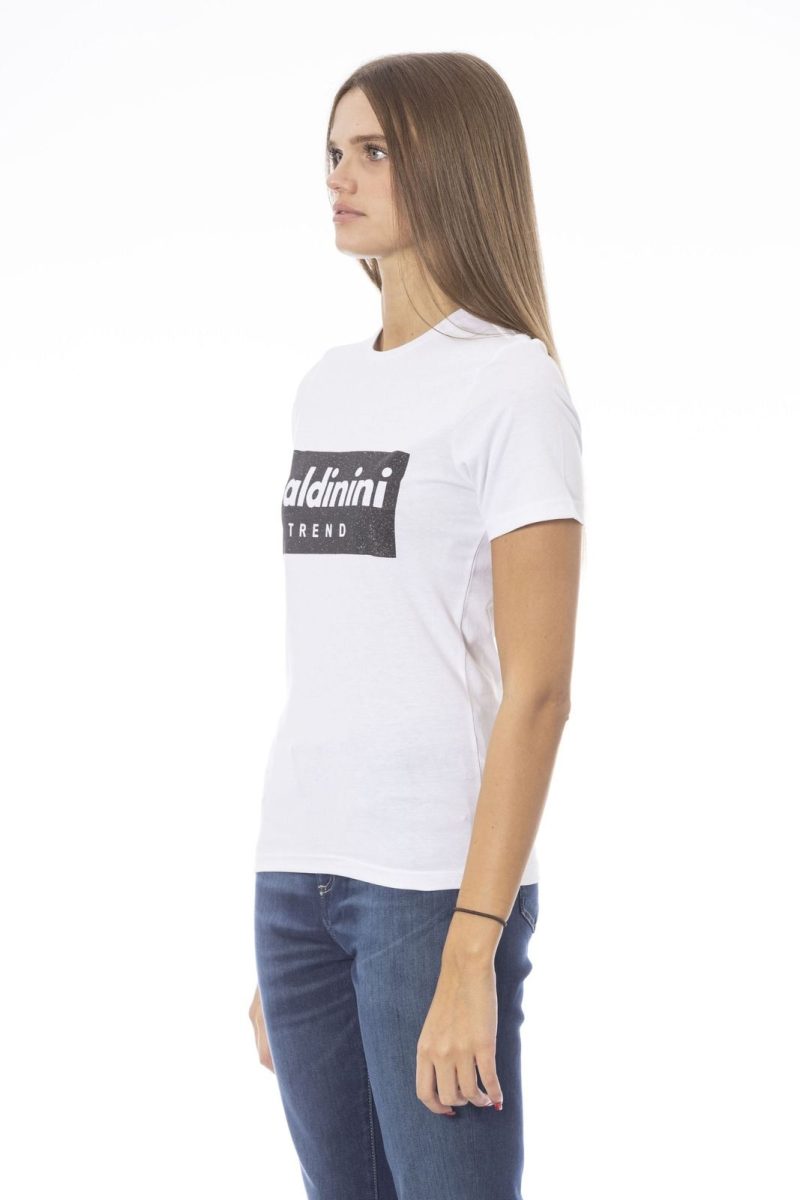 Baldinini Trend Camiseta TSD07_MANTOVA_BiancoWhite - Image 3