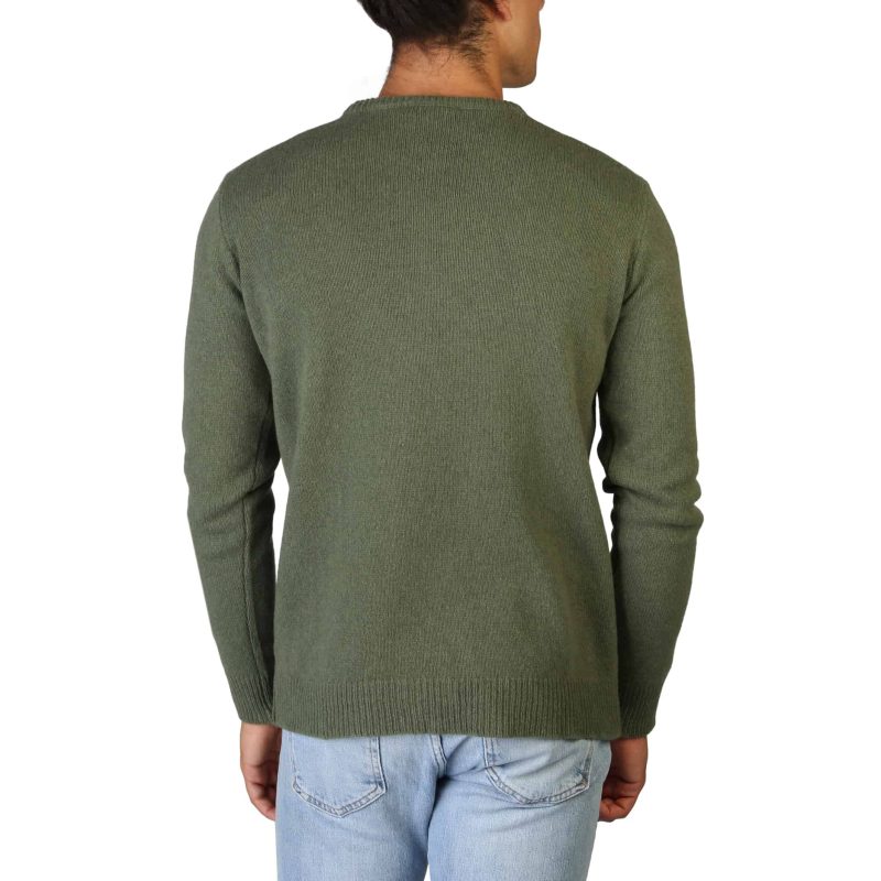 100% Cashmere Sweater C-NECK-M_170-BRITISH-GREEN - Image 2