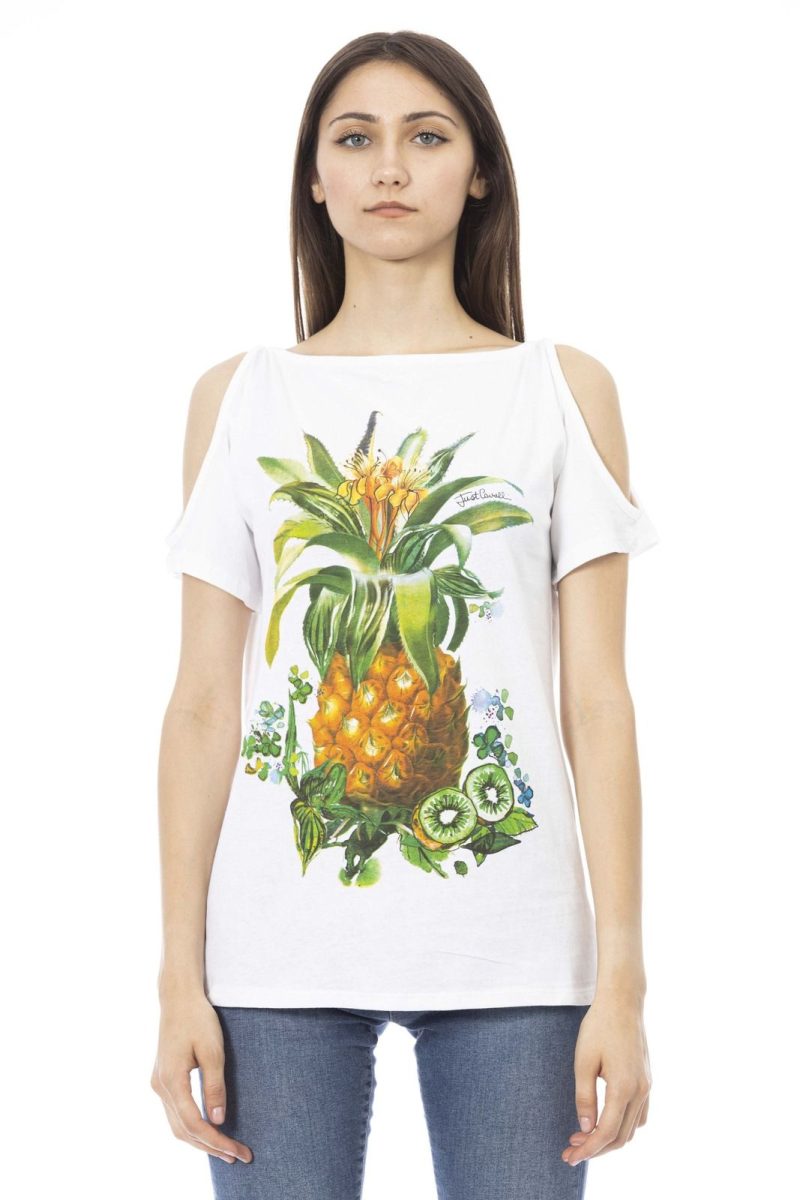 Just Cavalli Beachwear Camiseta L45151GRBC_BiancoWhite