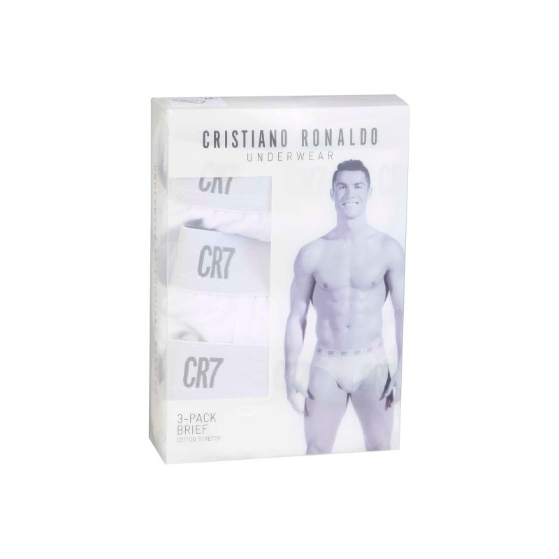 CR7 Cristiano Ronaldo Cuecas 8100-6610-100_TRIPACK_WHITE - Image 3