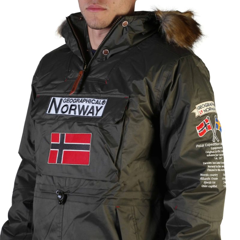 Geographical Norway Casacos Barman_man_kaki - Image 3