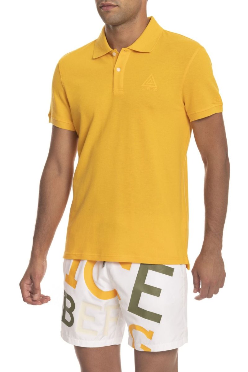 Iceberg Beachwear Polo ICE3MPL01_YELLOW