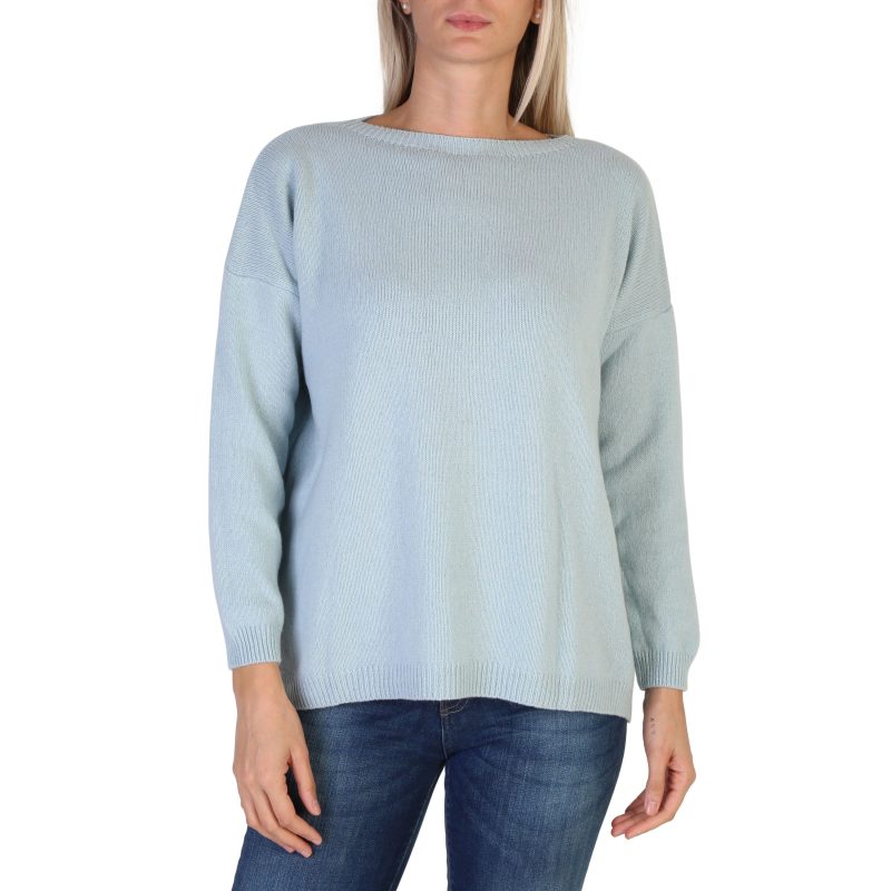 100% Cashmere Sweater DBT-FF7_E580-AZZURRO