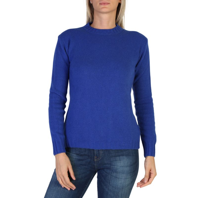 100% Cashmere Sweater DOM-FF7_E560-BLU