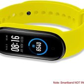 CORREA COMPATIBLE MI BAND 5 / 6 / 7 - AMARILLO