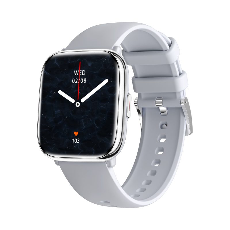 Reloj smartwatch myphone pastel silver gray