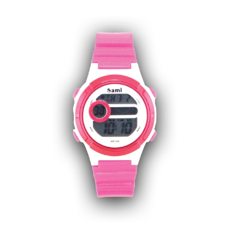 RELOJ SAMI LCD CADETE REDONDO WR50M LUZ C/CAJA