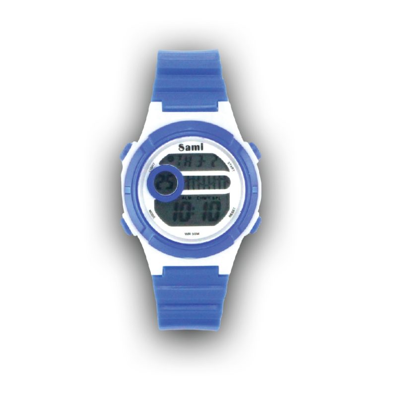 RELOJ SAMI LCD CADETE REDONDO WR50M LUZ C/CAJA