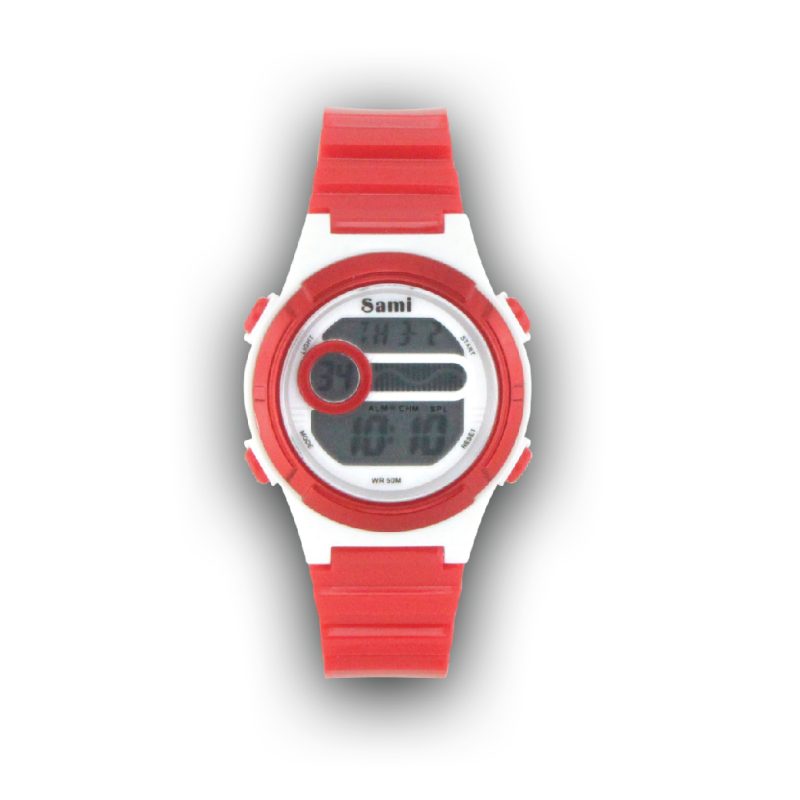 RELOJ SAMI LCD CADETE REDONDO WR50M LUZ C/CAJA