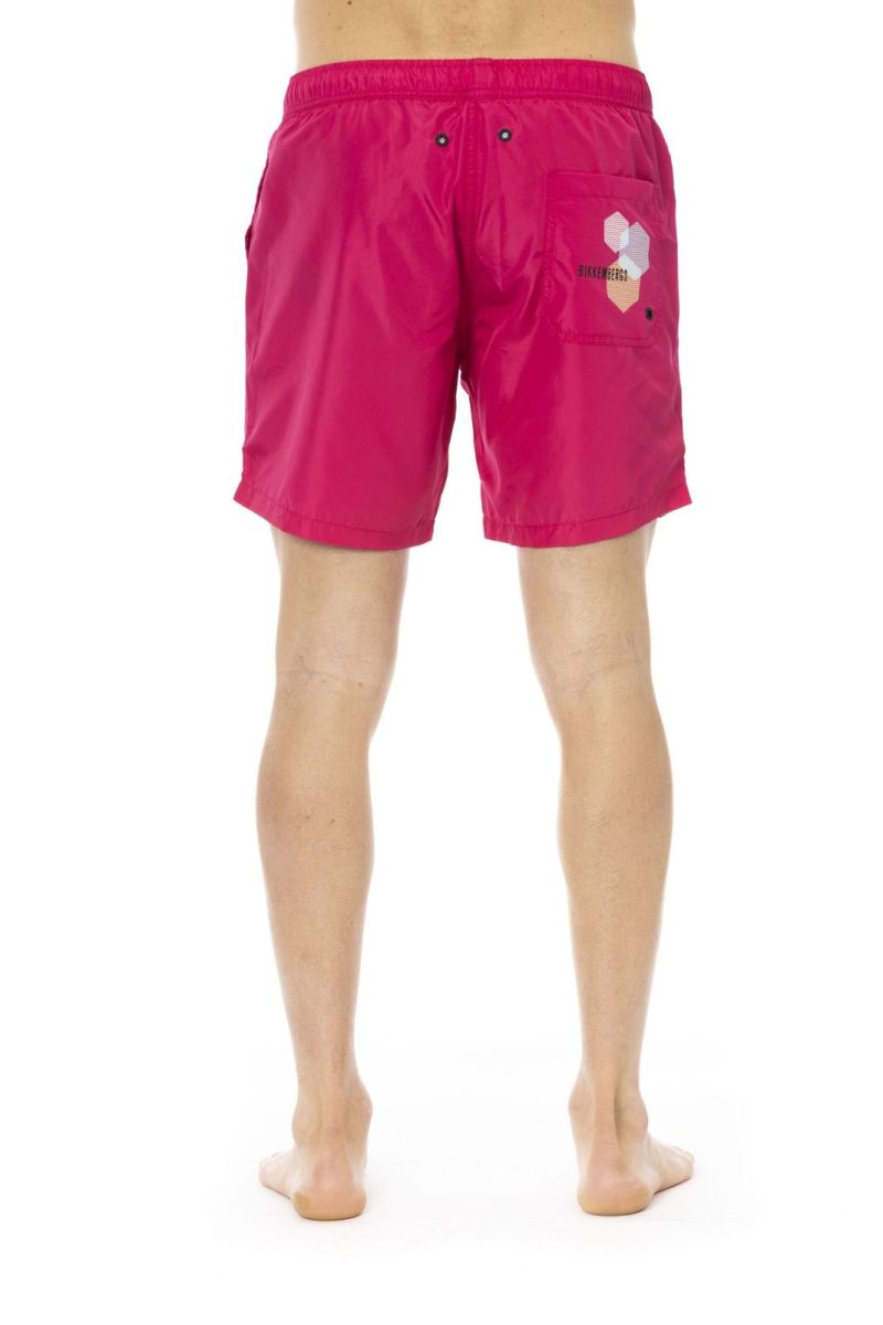 Bikkembergs Beachwear Roupa de banho BKK1MBM14_Fuxia - Image 3