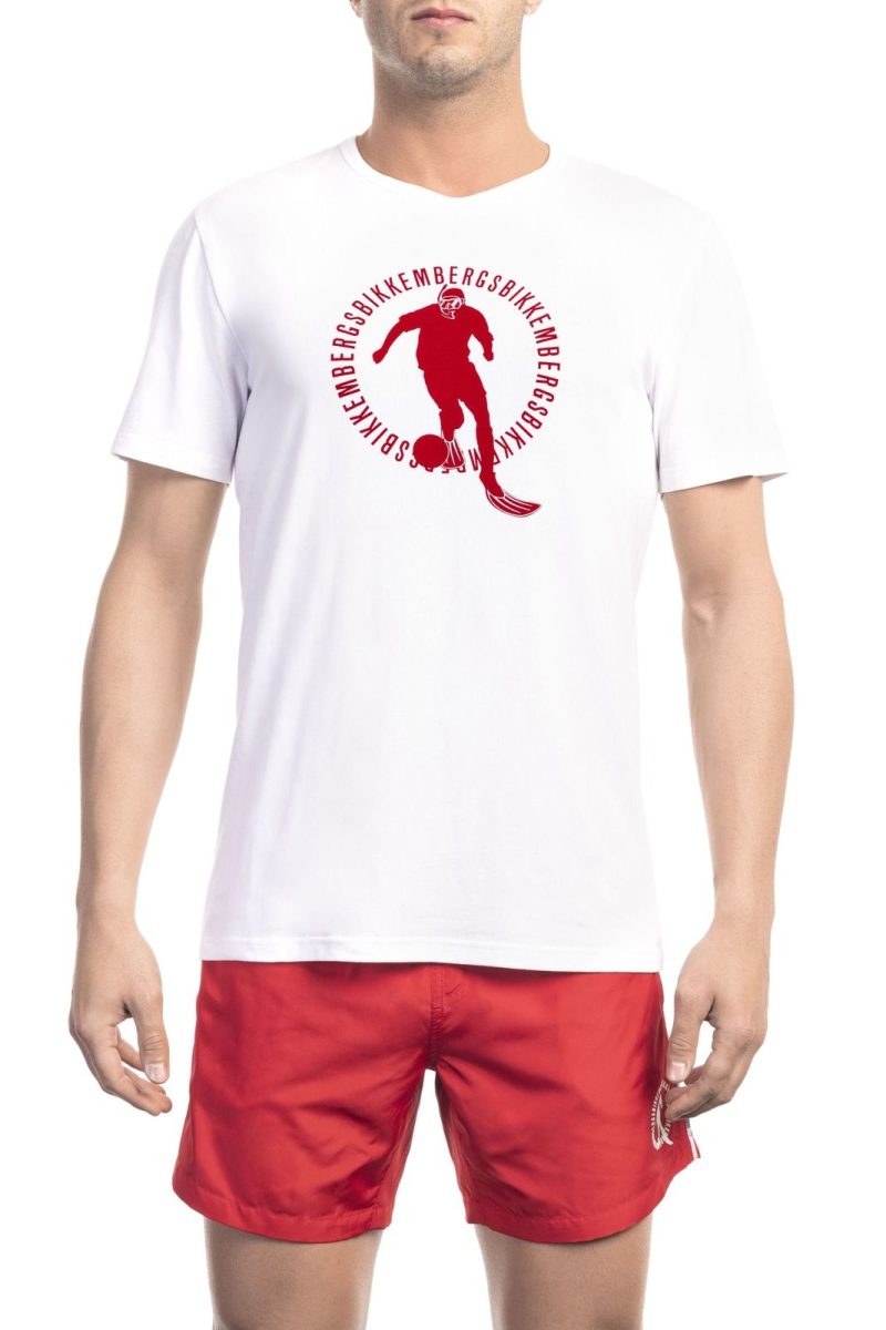 Bikkembergs Camiseta BKK1MTS02_WHITE_D