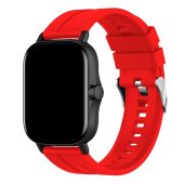 Correa Universal 20mm Amazfit Bip / GTS / Bip Lite / Huawei / Samsung / COOL Goma Rojo - Image 2