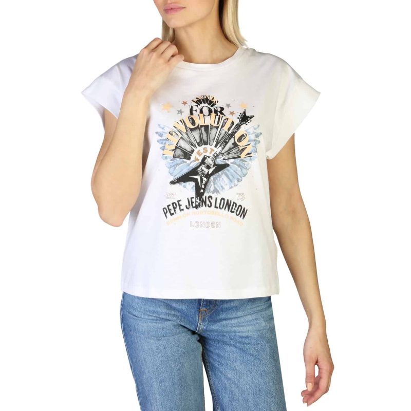 Pepe Jeans Camiseta CAROLINE_PL505158_WHITE