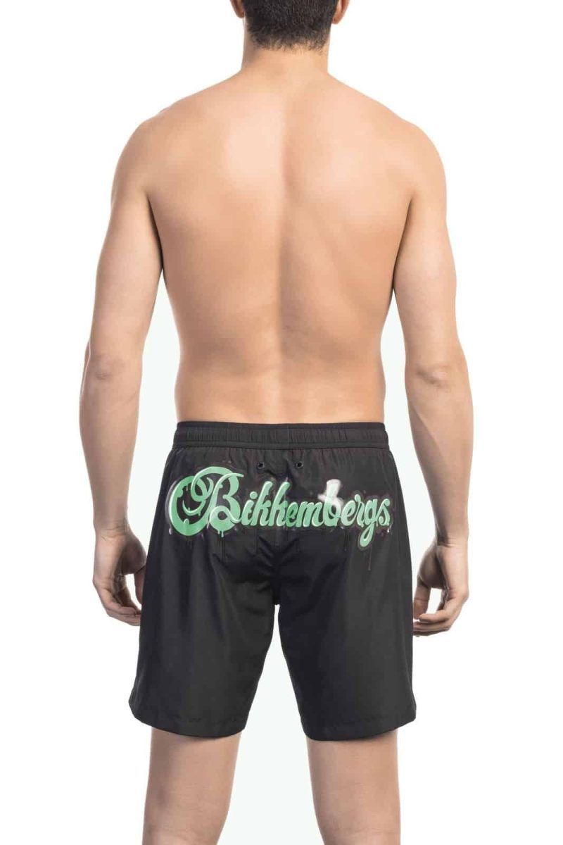 Bikkembergs Beachwear Roupa de banho BKK1MBM10_BLACK - Image 2