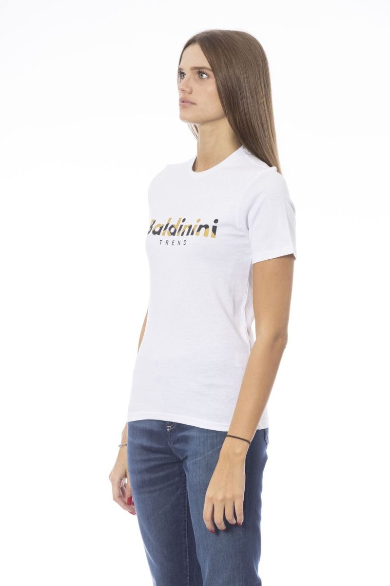 Baldinini Trend Camiseta TSD04_MANTOVA_BiancoWhite - Image 3