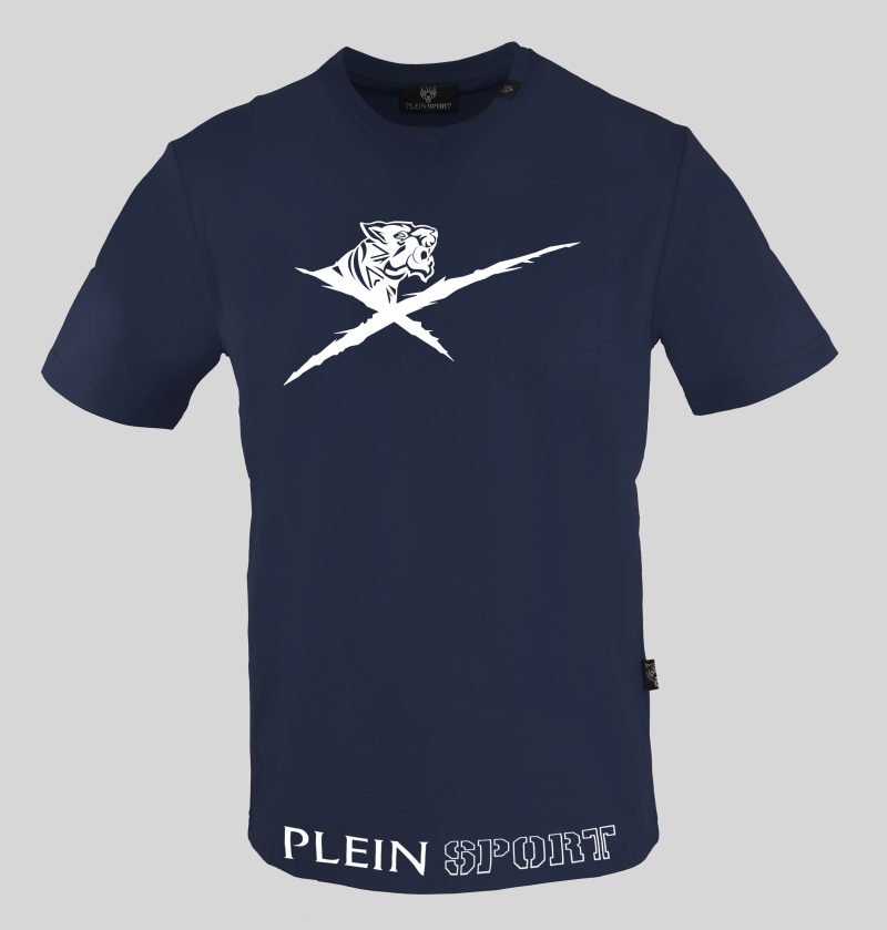 Plein Sport Camiseta TIPS41385_NAVY