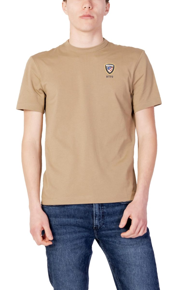 Blauer T-Shirt Homem - 348832