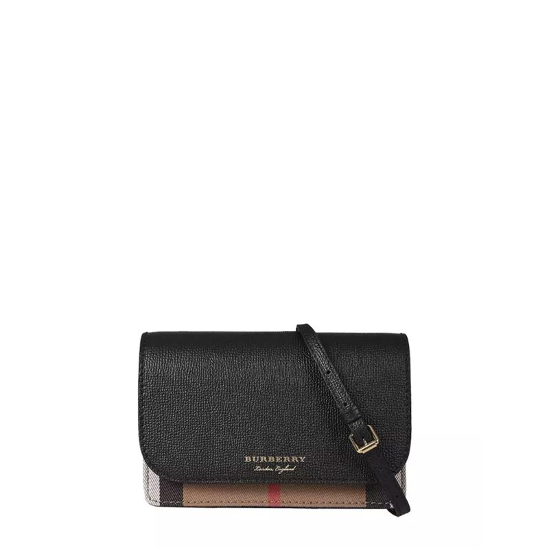 Burberry Malas de tiracolo 80463161_BLACK-TAN_D