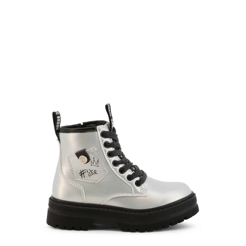 Shone Botas de cano baixo 81587-006_SILVER