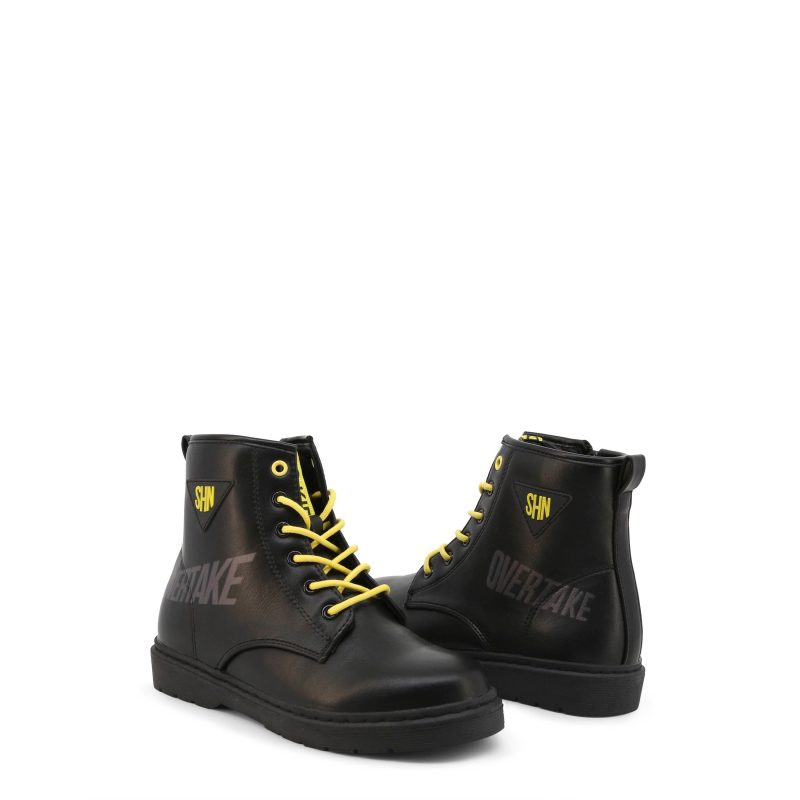 Shone Botas de cano baixo D551-006_BLACK-YELLOW - Image 2