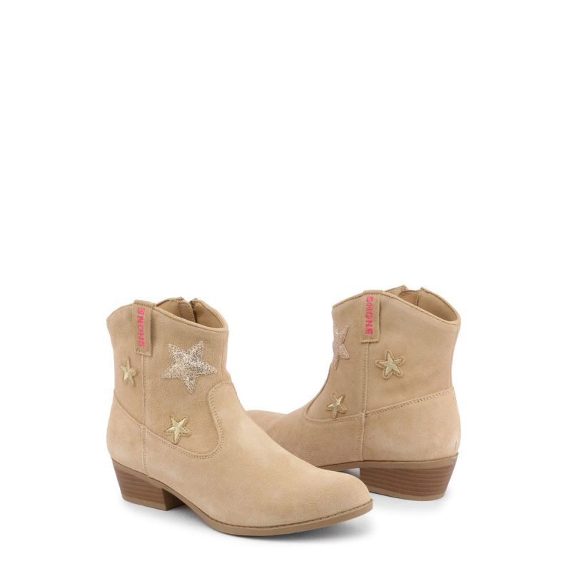 Shone Botas de cano baixo 026799_015_BEIGE - Image 3