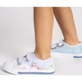 ZAPATILLA LONETA SUELA PVC CON LUCES ALGODÓN FROZEN - Image 6