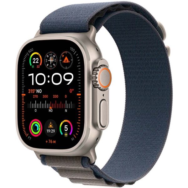 Apple Watch Ultra 2/ GPS/ Celular/ 49mm/ Caixa de Titânio/ Bracelete Loop Alpine Azul S