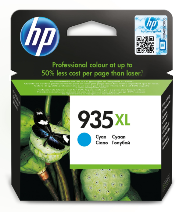 TINTA HP 935XL CIAN