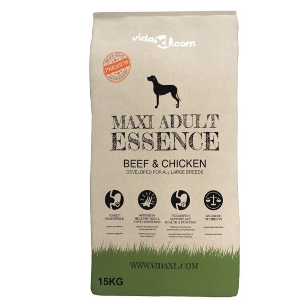 Comida premium para perros Maxi Adult Essence Carne de Res y Pollo 15 kg - Imagen 2