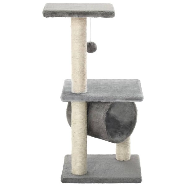 Árbol con rascador de sisal 65 cm gris - Imagen 3