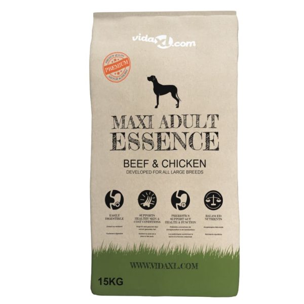 Comida premium para perros Maxi Adult Essence Beef & Chicken 2uds 30kg - Imagen 2