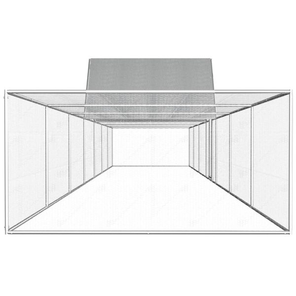 Gallinero 14x2x2 m acero galvanizado - Imagen 3