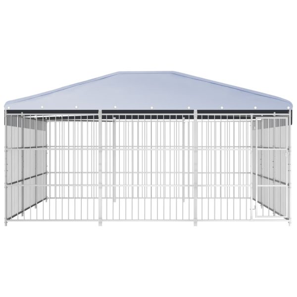 Caseta exterior con techo 450x450x200 cm - Imagen 2