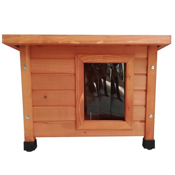 '@Pet Casa exterior para gatos 57x45x43 cm madera marrón