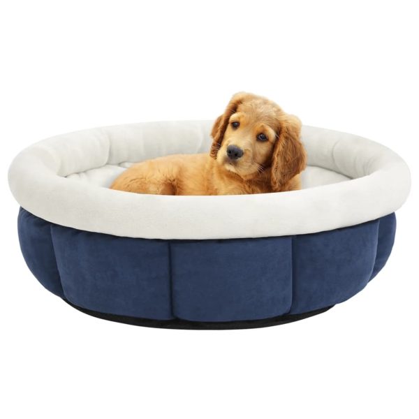 Cama para perros 59x59x24 cm azul