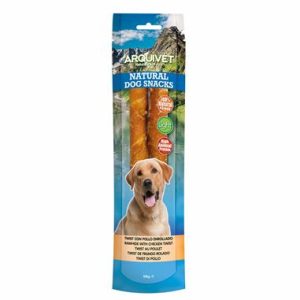 SNACK TWIST CON POLLO ENROLLADO 100gr Arquivet