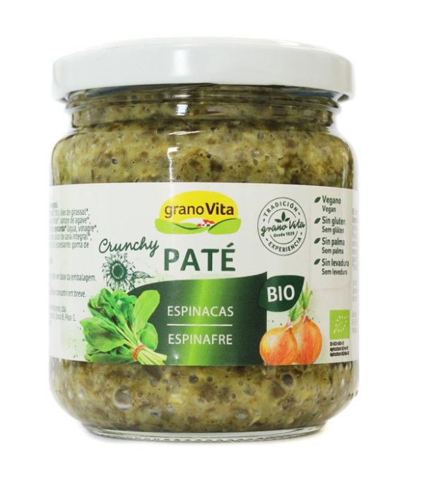 PATE CRUNCHY ESPINACAS BIO  175 GR