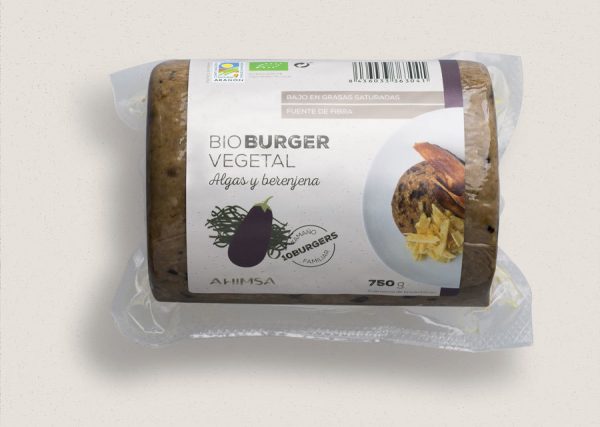 REFRIG HAMBURGUESA BIO ALGAS Y BERENJENA FAM 750G