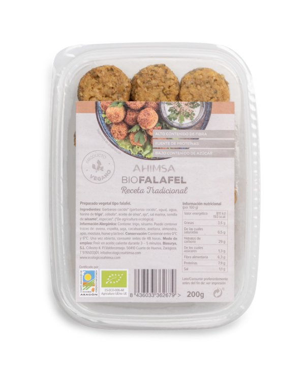 REFRIG FALAFEL BIO RECETA TRADICIONAL 200 GR