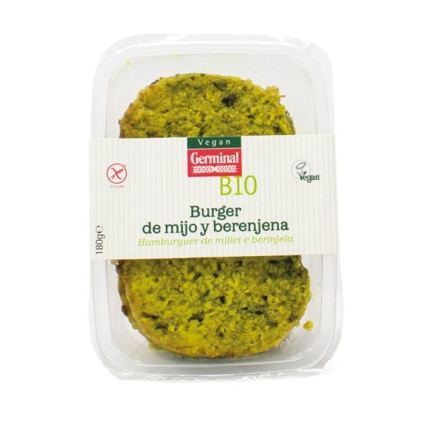 REFRIG BURGER DE BERENJENA Y MIJO SIN GLUTEN  180GR