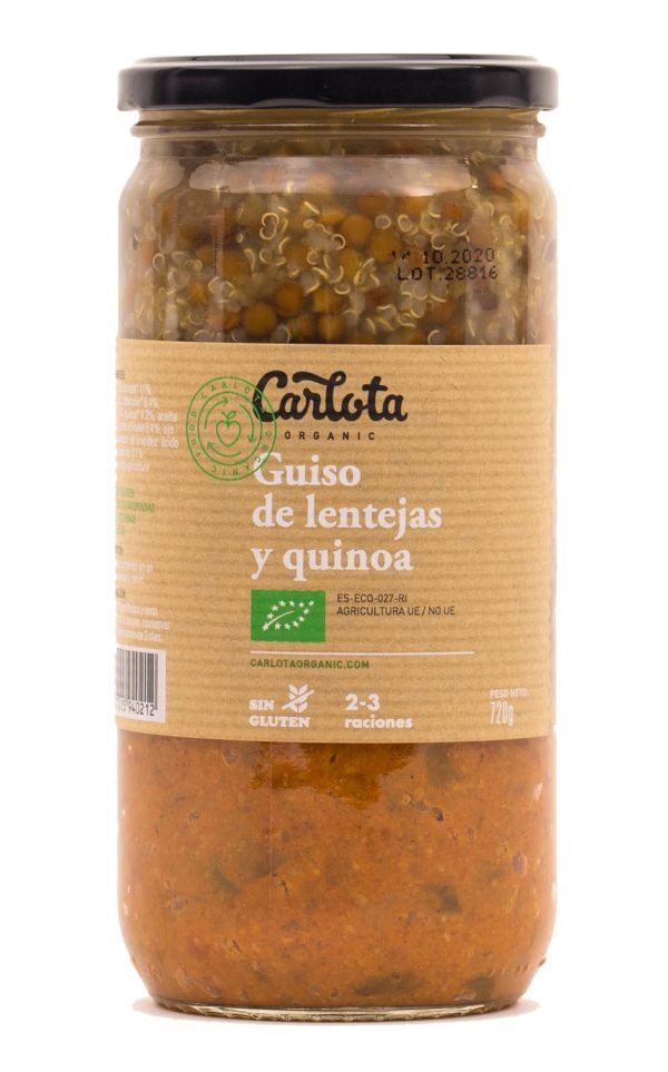 GUISO DE LENTEJAS Y QUINOA 720gr