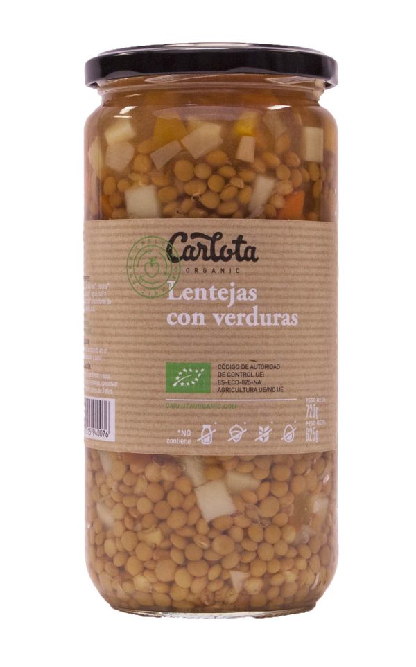 LENTEJAS CON VERDURAS 720gr