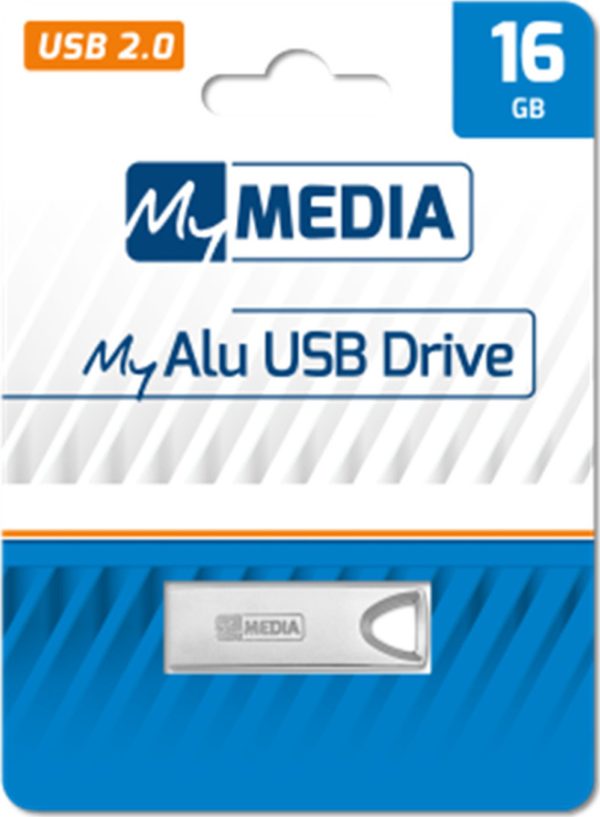 PENDRIVE 16GB METAL MYMEDIA 2.0