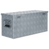 Caixa de alumínio 80x30x35 cm prateado - Image 3